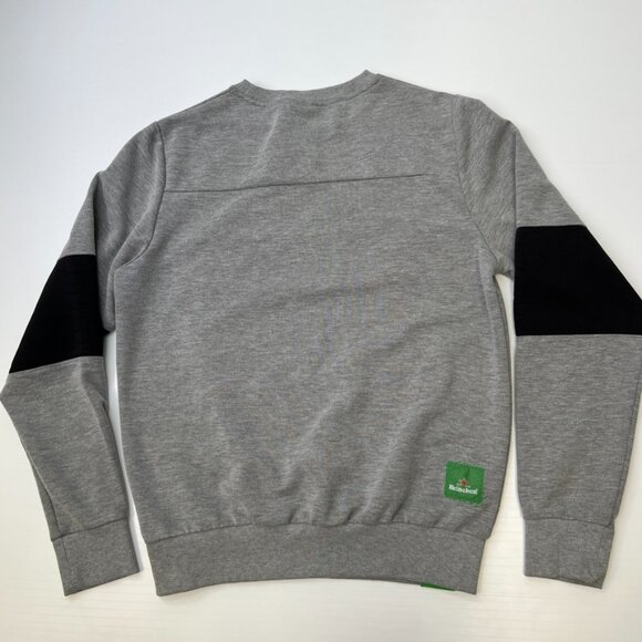 Heineken Sweatshirt Men Medium Embossed Logo Classic Jumper Work Party Core Ex - Picture 10 of 15